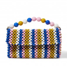 RIVIERA RAINBOW CLAUDETTE BEADED CLUTCH