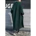 For Spring knit sweat tops fall fashion blackish green sweater coat