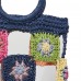 RAINBOW CROCHET TILED MINI TOTE